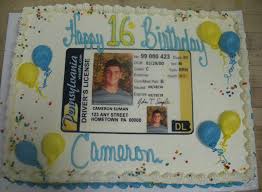 Click here to download the adobe flash player. 16th Birthday Driver S License Cake Grandma S Country Oven Bake Shoppe