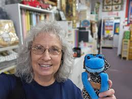 Frog hopper found at Richland Sewing Center in Hurst