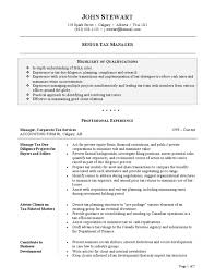 tax resume