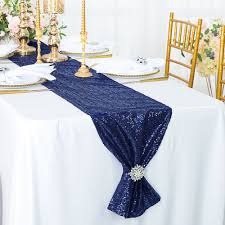 Our hosts will take you through the steps of easily creating a burlap table runner to start decorating your house heading into the holiday season. Navy Blue Sequin Table Runners Wholesale