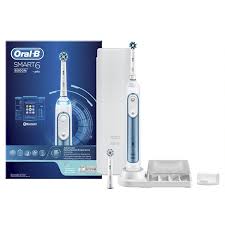 Periuta de dinti electrica philips sonicare easyclean hx6511/50, 1 program, 1 capat, alb/v. Periuta De Dinti Electrica Oral B Smart 6000 40000 Pulsatii Min 8800 Oscilatii Min Curatare 3d 5 Programe 1 Capat Trusa De Calatorie Albastru