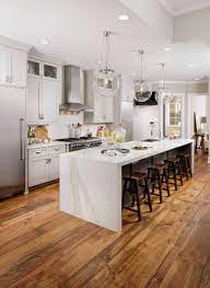 Can a waterfall island be used as a countertop? Waterfall Marble Island Ideas Photos Houzz