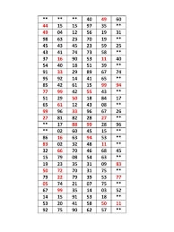 44 Correct Matka Chart Mumbai Main