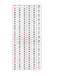 44 correct matka chart mumbai main