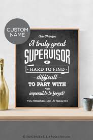 Supervisor Gift Male Supervisors Appreciation Custom Gifts Etsy Supervisor Quotes Supervisor Gifts Chalkboard Wall Art