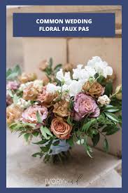 According to our real weddings study , 73% of all weddings take place between may to october. Common Wedding Floral Faux Pas
