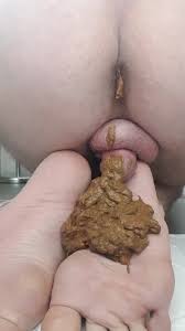 Gay Dirty Anal: Messy Shit - Covering my Dick… ThisVid.com