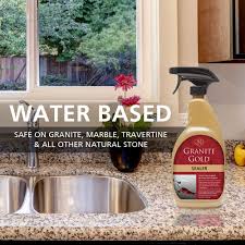 Welcome to the wonderful world of marble & granite. Granite Gold Sealer Spray Water Based Sealing To Preserve And Protect Granite Marble Travertine Natural Stone Countertops Made In The Usa 24 Ounce Buy Online At Best Price In Uae Amazon Ae