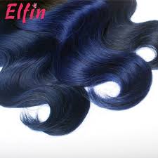 100% unprocessed human hair, brazilian virgin human hair Blue Brazilian Body Wave Ombre Blue Brazilian Hair Blue Brazilian Human Hair