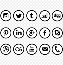 Maybe you would like to learn more about one of these? Download Circle Social Media Icon Set Transparent Circle Social Media Icons Png Image With Transparent Background Toppng