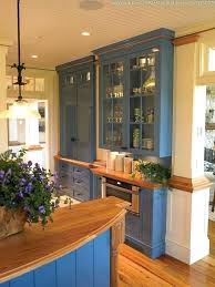 Most Updated 40 Stylish Kitchen Cabinet Design Ideas In 2020 Shallow Cabinets Blue Kitchen Designs Kitchen Cabinet Design