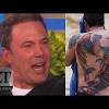 The ben affleck back tattoo saga is ongoing. 1