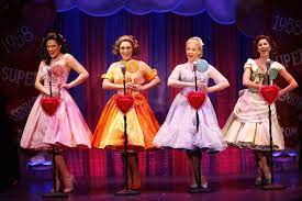 Several talented female musical performers made their debuts in musical movies of the 1950s. Rock N Roll Remembered Photo The Marvelous Wonderettes The 1950s Pop Hit Musical In New York Pop Hits Musicals Prom Dresses Vintage