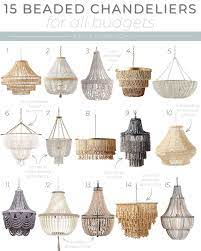 Get a modern chandelier to match your home decor or go with a rustic chandelier to create a natural aesthetic. 15 Stunning Beaded Chandeliers For Almost All Budgets