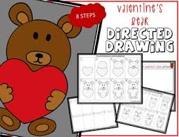 Valentines day means lots of hearts, teddy bears, valentine letters and lots of red color! Directed Drawing Valentine S Day Bear By Crazycreations On Tpt