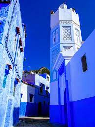 Mosque Blue City Chefchaouen Morocco Blue City Chefchaouen City