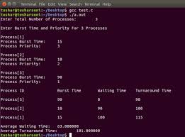 Non Preemptive Priority Scheduling Algorithm In C Programming