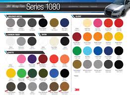 3m Vinyl Wrap Colors Chart Bedowntowndaytona Com