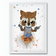 Adulto, fez carreira como saqueador e ganhou o nome de senhor das estrelas. Quadro Infantil Guaxinim Guardioes Da Galaxia Conspecto Quadro Decorativo Magazine Luiza