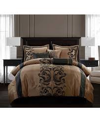 Also set sale alerts and shop exclusive offers only on shopstyle. Nanshing Helda 7 Piece Comforter Set Tan Black Queen Reviews Home Macy S