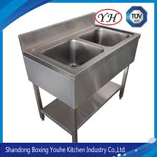 At least 1 service sink or 1 curbed cleaning facility equipped with a floor drain shall be provided and conveniently located for the cleaning of mops or similar wet floor cleaning tools and for the disposal of mop water and similar liquid waste. Commercial Kitchen Stainless Steel Sink For Kitchen Equipment China Kitchen Sink Kitchenware Made In China Com