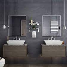 This shelf has a zinc fixture, making it a convenient accessory due to its durability and lightweight build. 1 Pack Silver Transparent Glass Glass Bathroom Shelf With Towel Bar Volpone Rustproof Metal Wall Mounted Storage Shelves For Kitchen Bathroom Towel Racks Home Kitchen Fcteutonia05 De