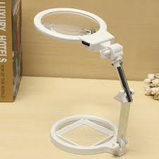 Description Nbsp Magnifying Crafts Glass Desk Lamp Tabletop Led Magnifier With Measurement Tool Nbsp Glass Desk Lamps Magnifying Desk Lamp Desk Lamp