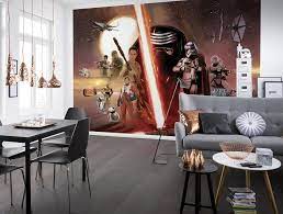 Star Wars Giant Paper Wallpapers By Homewallmurals Star Wars Wall Mural Star Wars Room Decor Simple Wall Decor