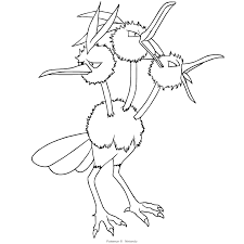 We provide coloring pages, coloring books, coloring games, paintings, and coloring page instructions here. Dodrio From Pokemon Coloring Page