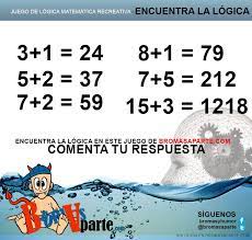 Encontrar Logica En Este Juego De Matematicas Recreativas Te Sera Una Tarea Muy Sencilla Solo Tendras Que F Juegos De Matematicas Juegos De Logica Matematicas