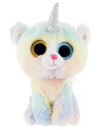 Ty Beanie Boo Heather Unicorn Cat