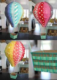 Diy Hot Air Balloons From Paper Lanterns Diy Hot Air Balloons Hot Air Balloon Decorations Diy Hot Air Balloon Craft