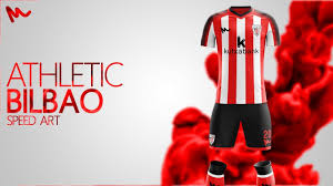 Customizable athletic bilbao soccer jersey information. Athletic Club Bilbao Kit Design Speed Art Youtube