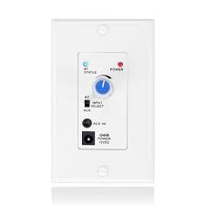 Using large, convenient audio volume controls lets you adjust volume levels the way our audio forefathers did, with a simple, intuitive knob, not with a mouse and screen. In Wall Bluetooth Audio Receiver Wall Plate Bt Wireless Music Adapter Stereo Amplifier Wall Plate W Volume Control 3 5mm Headphone Jack Aux Input Module For Sound Systems Home Theater Integration Walmart Com