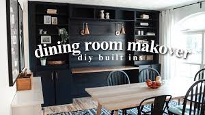 And of course, the table is a storage spot for the time being. Extreme Dining Room Makeover Diy Built Ins Desk Youtube