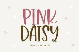 Ammys handwriting3.0/5.05 (3.0 rating from 1 votes). Pink Daisy A Quirky Chunky Handwritten Font 415623 Regular Font Bundles