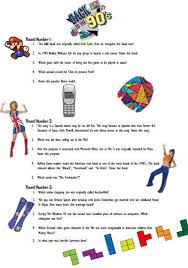 Trivia with answers pdf or, just the questions: Printable 90s Quiz Question Answer Game Etsy