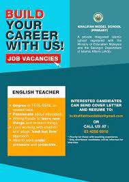 Maybe you would like to learn more about one of these? Job Vacancies At Khalifah Model Khalifah Model School Facebook