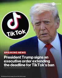 President Trump has once again delayed the enforcement of a bipartisan law  that would effectively ban TikTok in the U.S. A deal to separate TikTok  from its China-based parent company, ByteDance, has