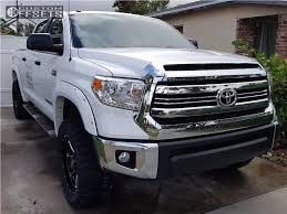 No cutting or drilling is required to install, and these flares can be easily removed and return your truck to stock! 2017 Toyota Tundra Wheel Offset Aggressive 1 Outside Fender Leveling Kit 285439 Custom Offsets