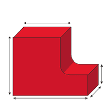 Buy d&d futon furniture black & white checkers sleeper chair folding foam bed sized 6 thick x 32 wide x 70 long, studio guest foldable chair. Curved L Shape Sofa Cushion Foam Cut To Size Foam Direct