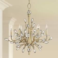 Hamilyeah bathroom vanity light fixture over mirror, gold bathroom light fixtures indoor, 3 light vanity lighting champagne brass, modern wall mount lighting with glass shade living room,ul listed. Fredrick Ramond Eve 26 Wide Champagne Gold Chandelier 1v285 Lamps Plus