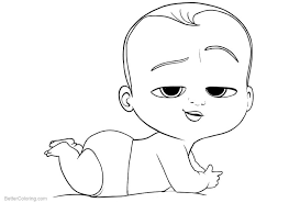 If your child loves interacting. Boss Baby Coloring Pages Coloring Home