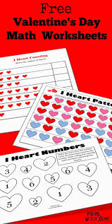 Valentine S Math Kindergarten Worksheets Valentine Activities Valentines Day Activities Valentines