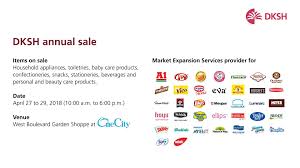 Dksh is the leading market expansion services provider with a focus on asia, helping businesses grow in existing markets and expand into new ones. Dksh Warehouse Sale 2018 One City Morepromo
