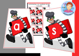 Kaartjes Letterdief Kleuteridee Alfabet Boek Alfabet Activiteiten Taalactiviteiten