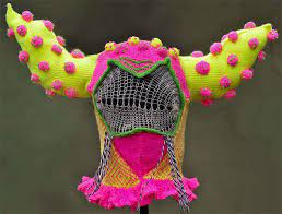 Funky knitted scary masks.winter just got interesting! Demonic Winter Masks Brutal Knitting Monster Hats