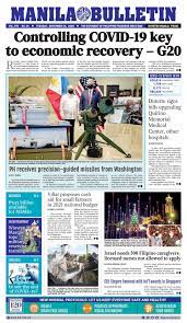 Get the latest news, photos, videos, and more on philippines from yahoo news phillipines. Get Your Digital Copy Of Manila Bulletin November 24 2020 Issue