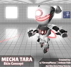 A folder for ocs/new brawler ideas and fanon skins for already existing characters. Skin Idea Mecha Tara Brawlstars
