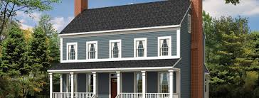 They offer practical drainage as well as height for the half story typically included in a cape cod home. Colonial House Plans Monster House Plans